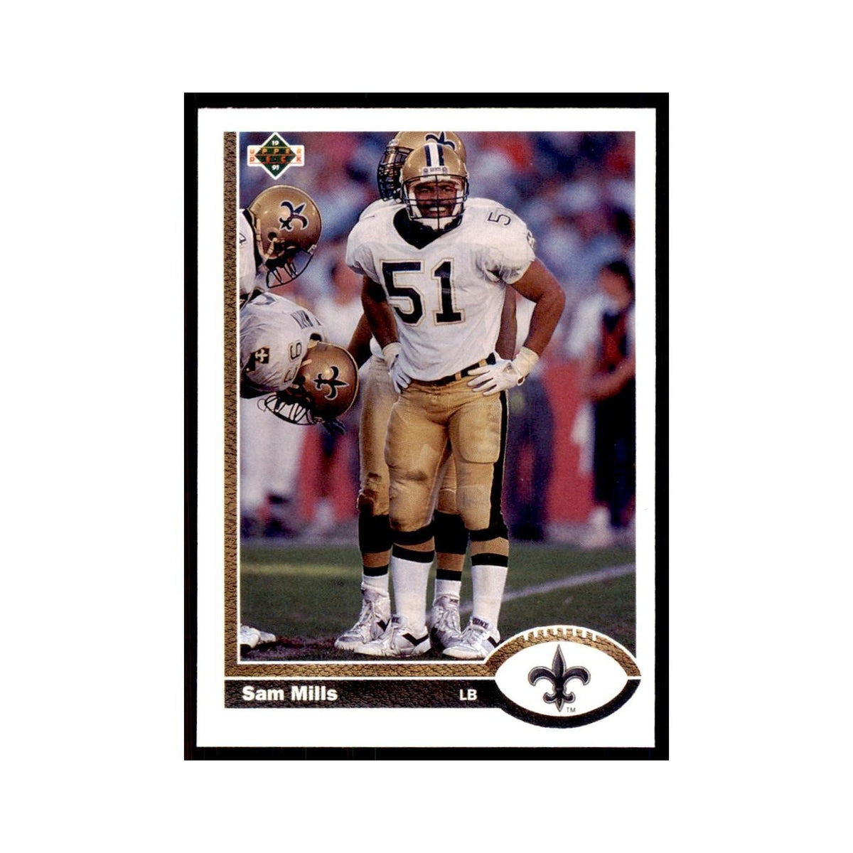 1991 Upper Deck Sam Mills Saints #393