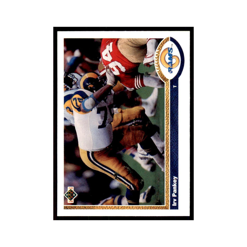 1991 Upper Deck Irv Pankey Rams #497