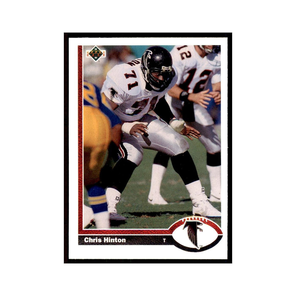 1991 Upper Deck Chris Hinton Falcons #394