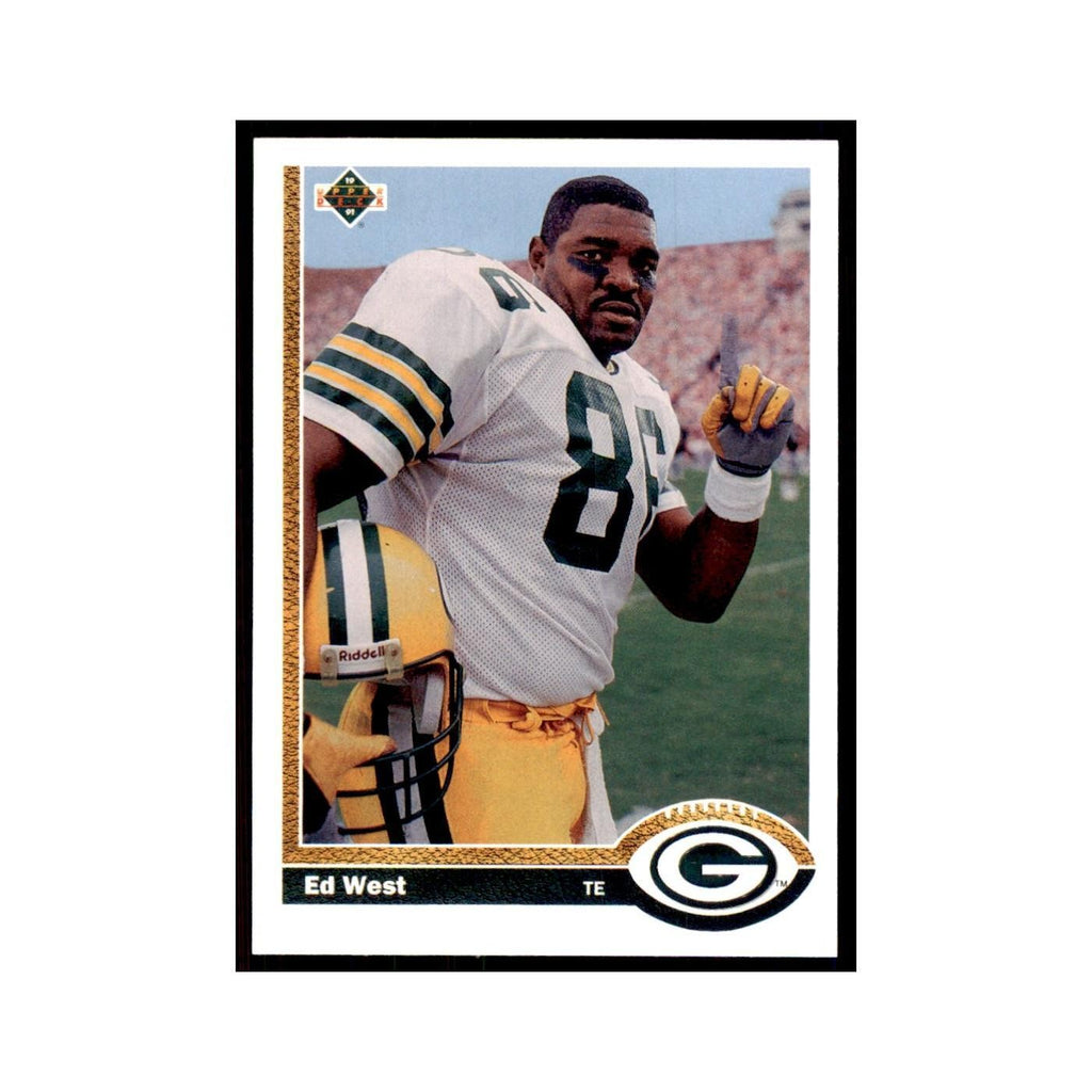 1991 Upper Deck Ed West Packers #380
