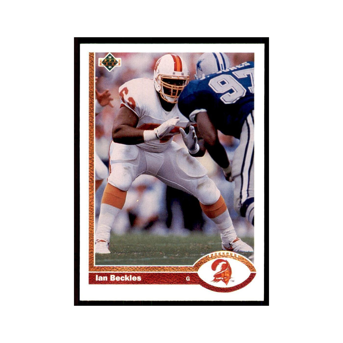1991 Upper Deck Ian Beckles Buccaneers #390