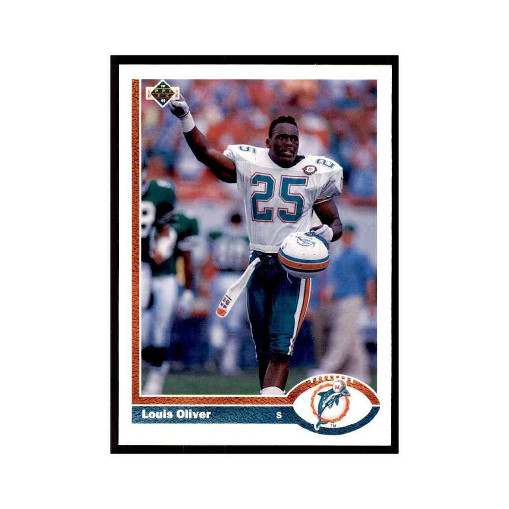 1991 Upper Deck Louis Oliver Dolphins #331