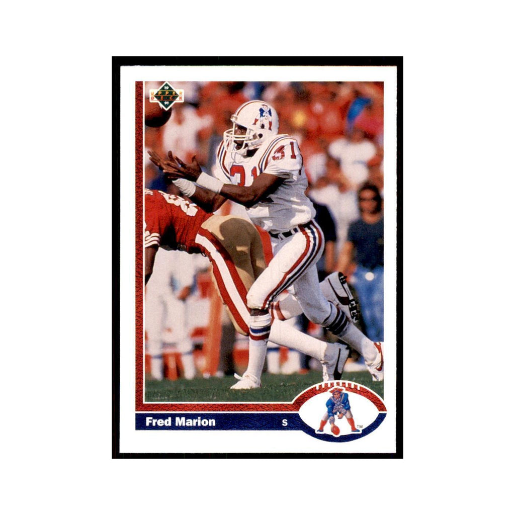 1991 Upper Deck Fred Marion Patriots #375