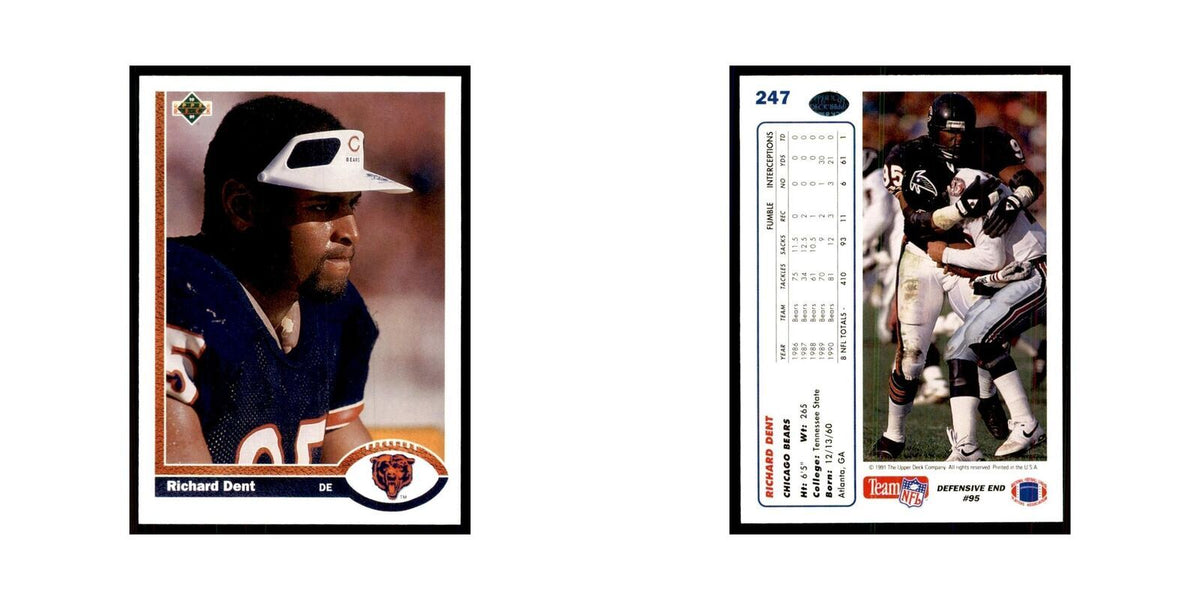 1991 Upper Deck Richard Dent Bears #247