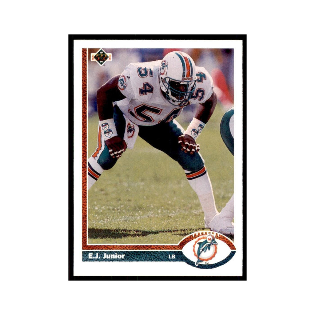1991 Upper Deck E.J. Junior Dolphins #411