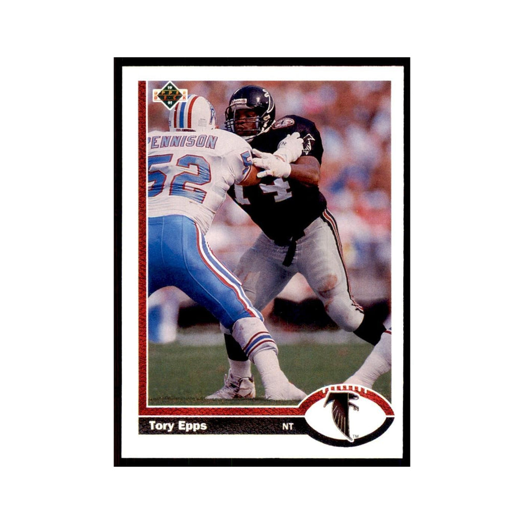 1991 Upper Deck Tory Epps Falcons #392