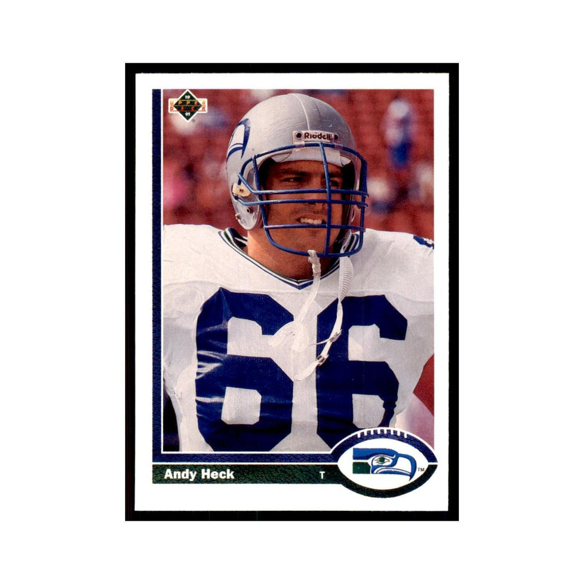 1991 Upper Deck Andy Heck Seahawks #495