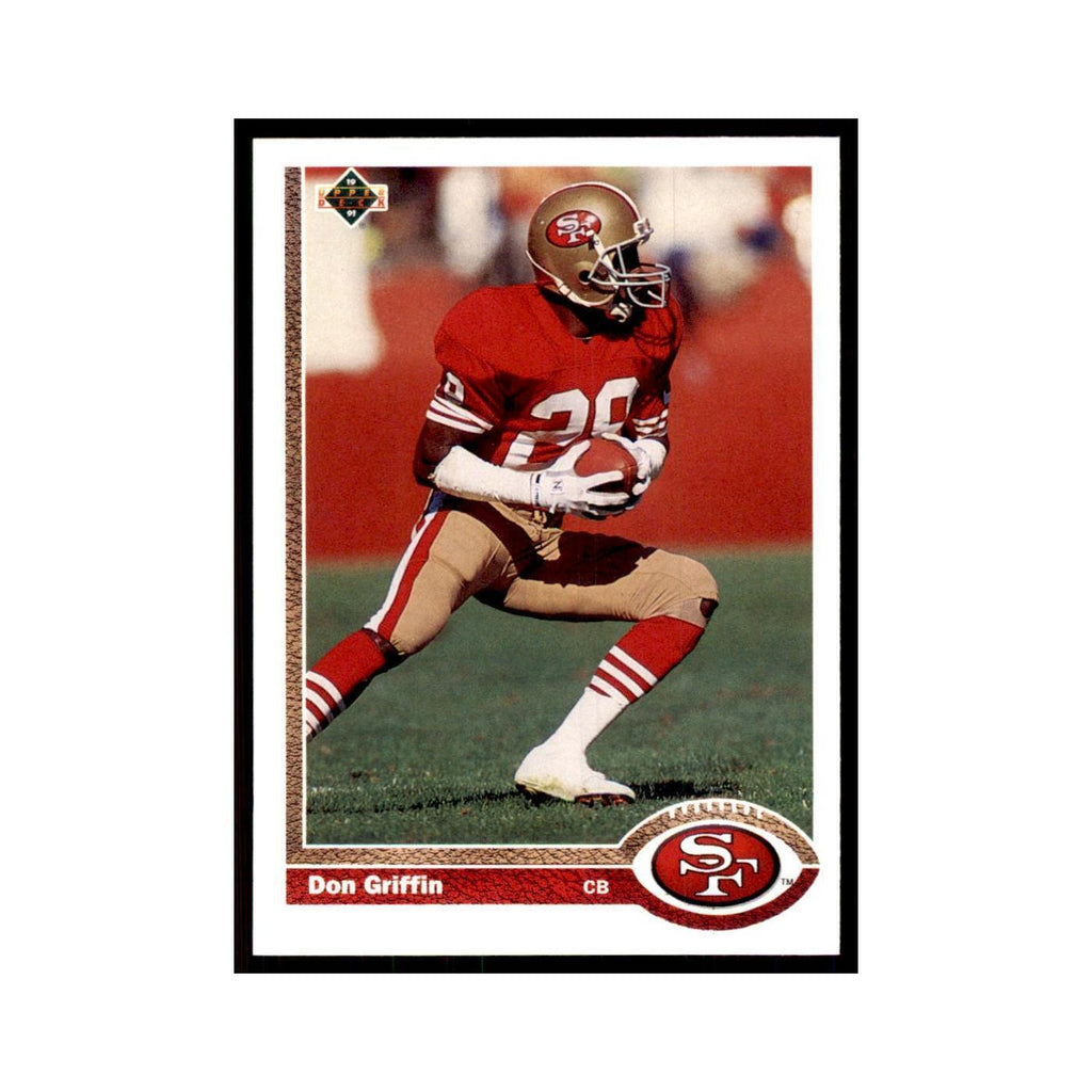 1991 Upper Deck Don Griffin 49ers #494
