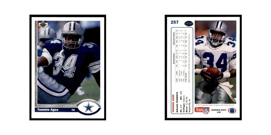 1991 Upper Deck Tommie Agee Cowboys #257