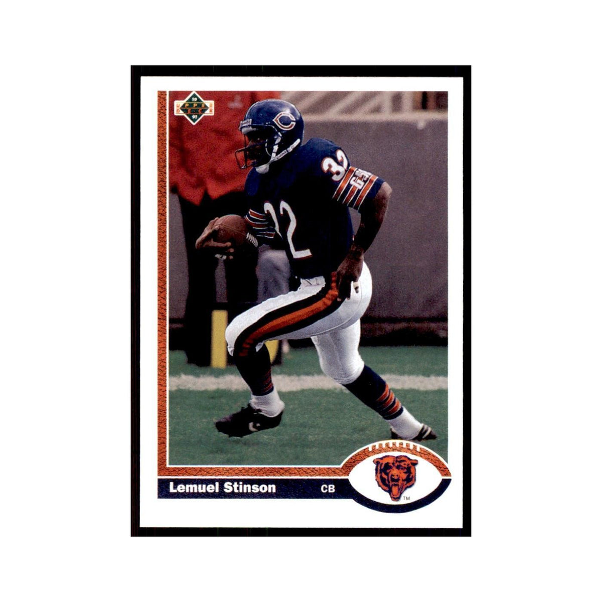 1991 Upper Deck Lemuel Stinson Bears #339