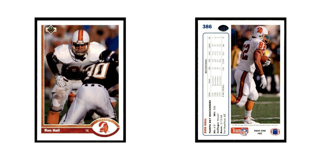 1991 Upper Deck Ron Hall Buccaneers #386