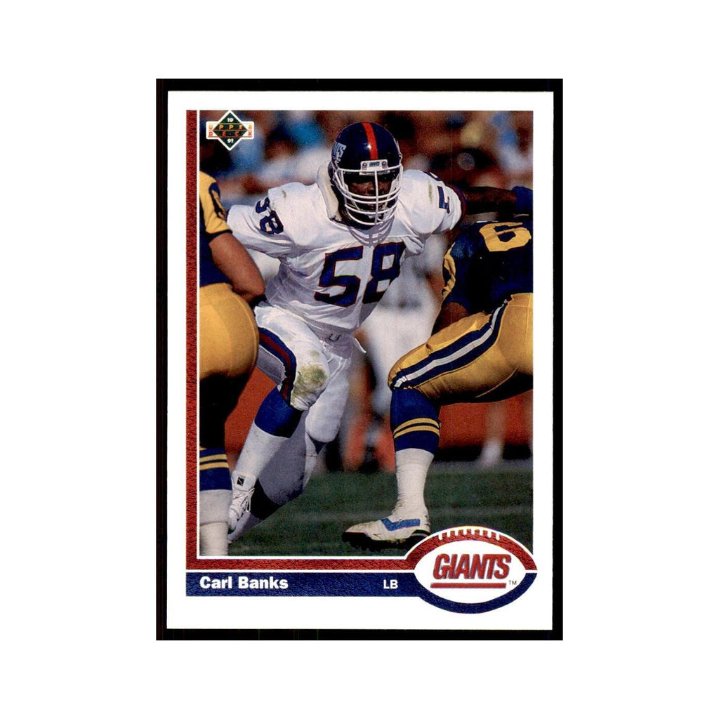 1991 Upper Deck Carl Banks Giants #316