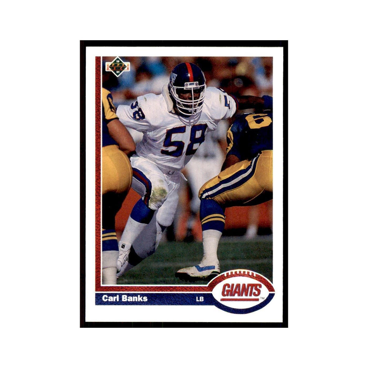 1991 Upper Deck Carl Banks Giants #316