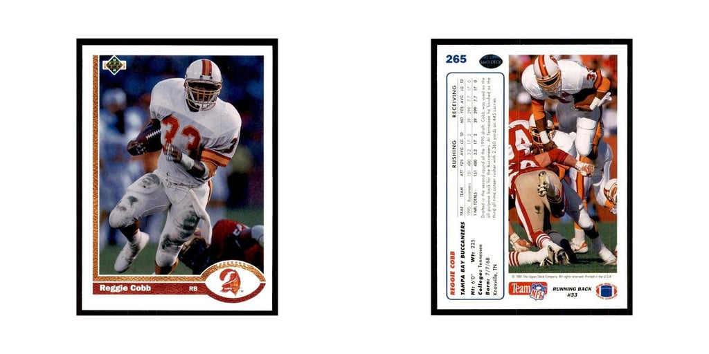 1991 Upper Deck Reggie Cobb Buccaneers #265