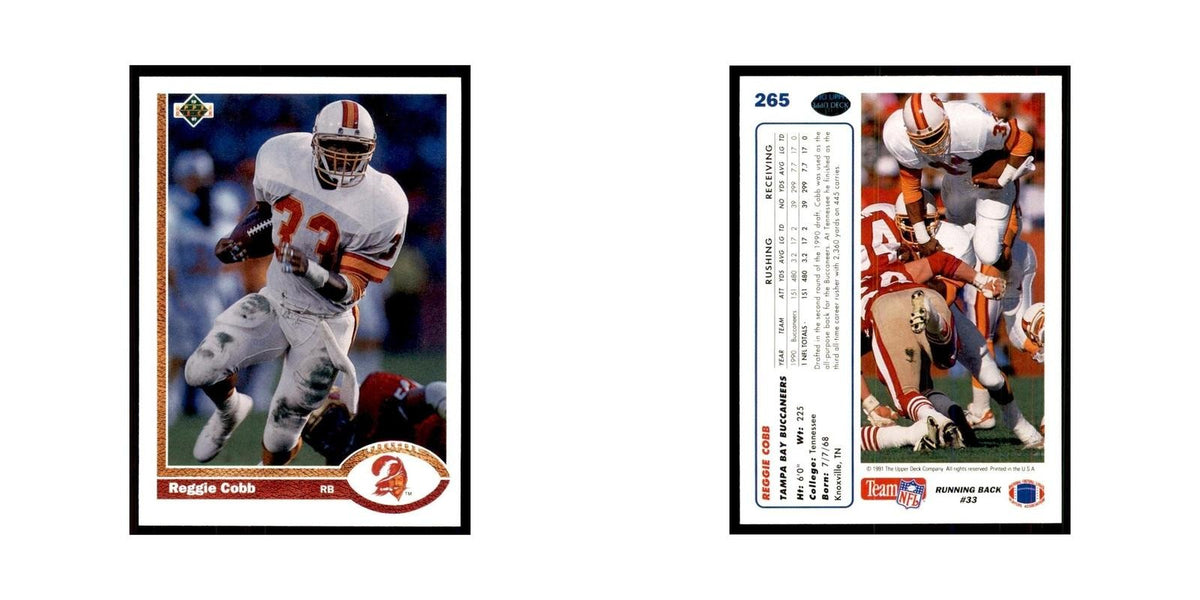 1991 Upper Deck Reggie Cobb Buccaneers #265