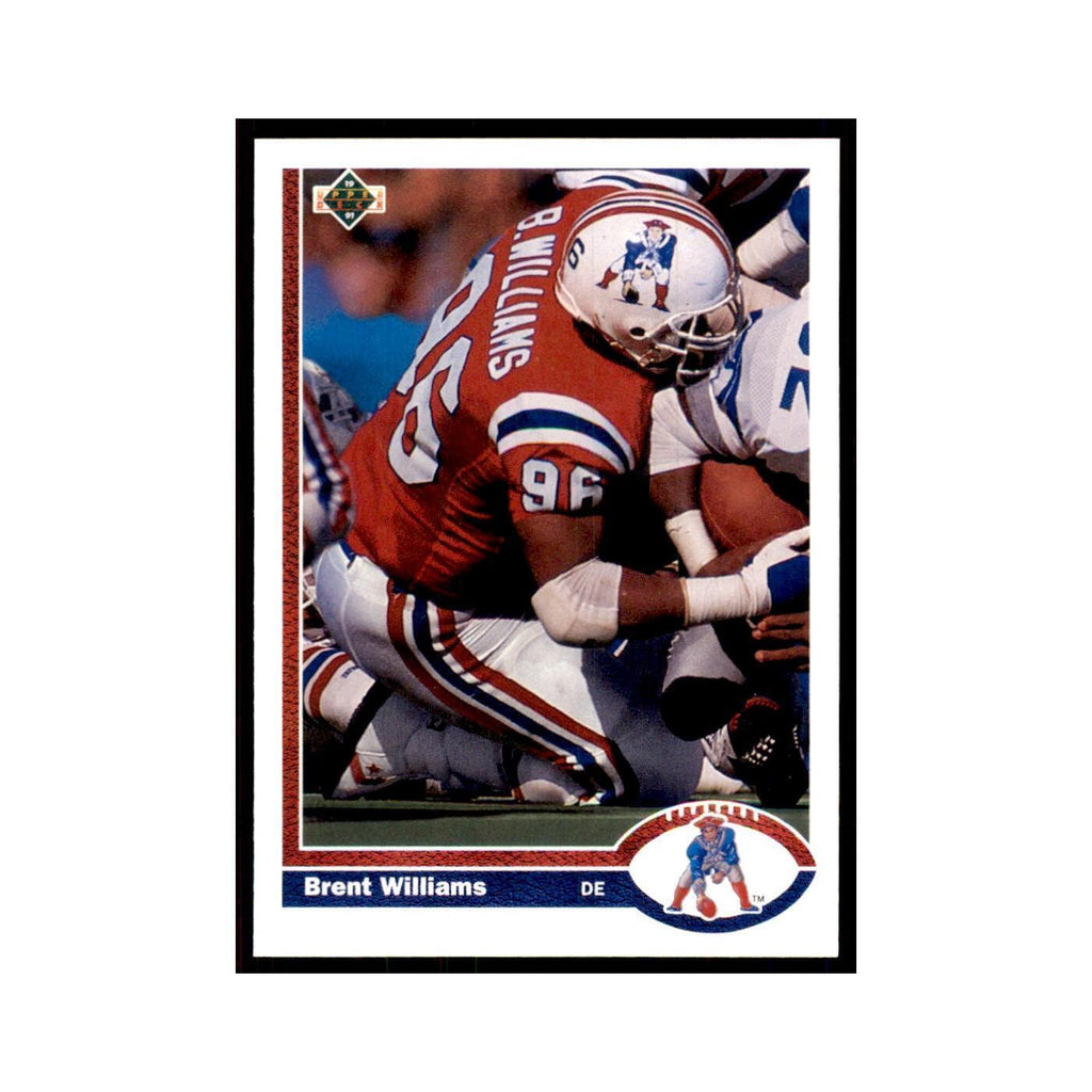 1991 Upper Deck Brent Williams Patriots #268