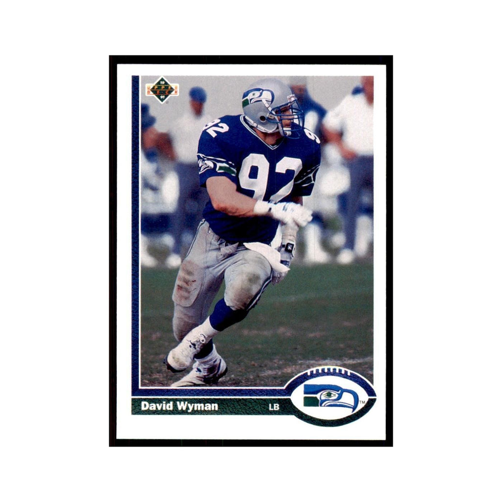 1991 Upper Deck David Wyman Seahawks #340