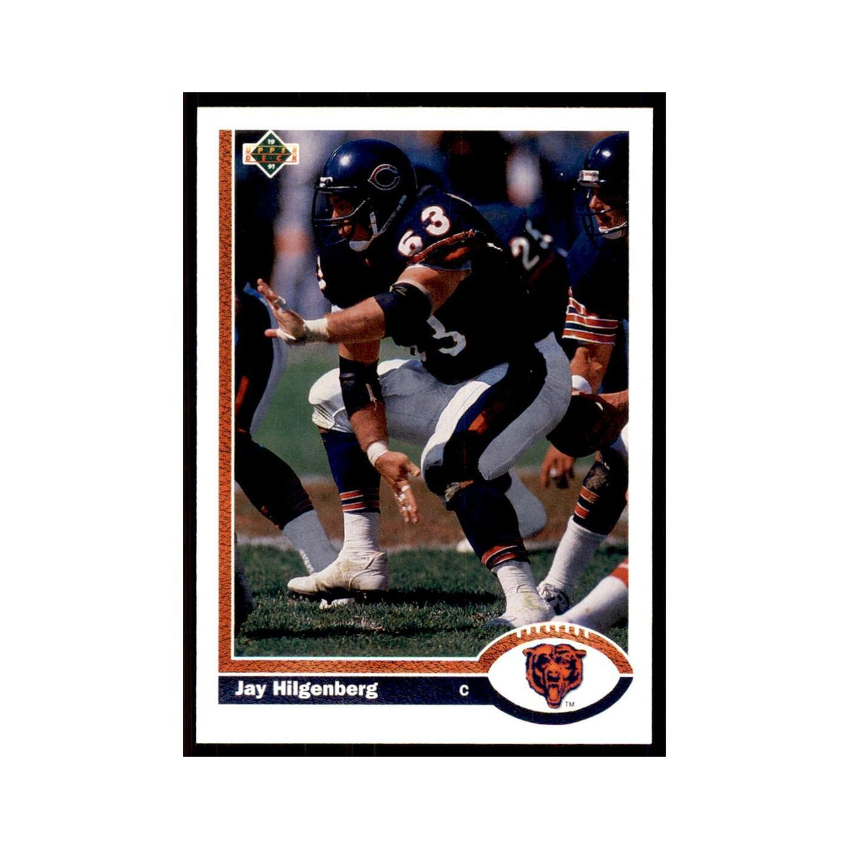 1991 Upper Deck Jay Hilgenberg Bears #267