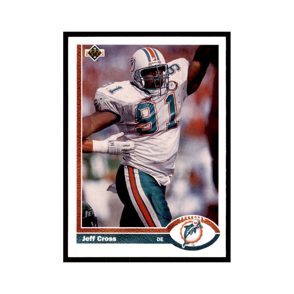 1991 Upper Deck Jeff Cross Dolphins #415