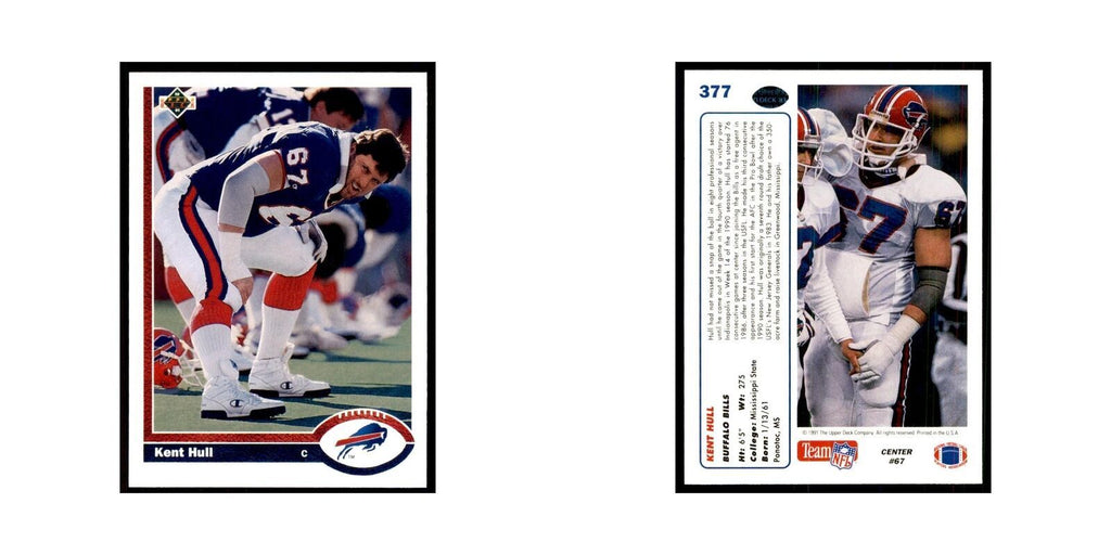 1991 Upper Deck Kent Hull Bills #377