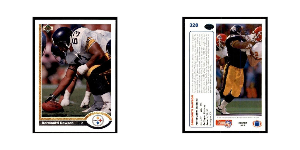 1991 Upper Deck Dermontti Dawson Steelers #328
