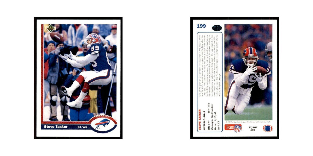 1991 Upper Deck Steve Tasker Bills #199