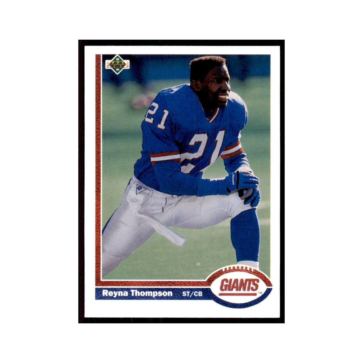 1991 Upper Deck Reyna Thompson Giants #290