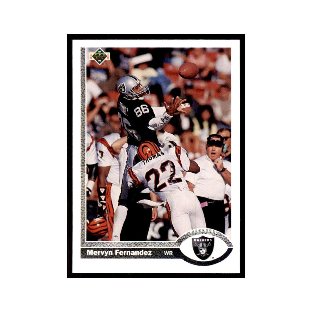 1991 Upper Deck Mervyn Fernandez Los Angeles Raiders #180