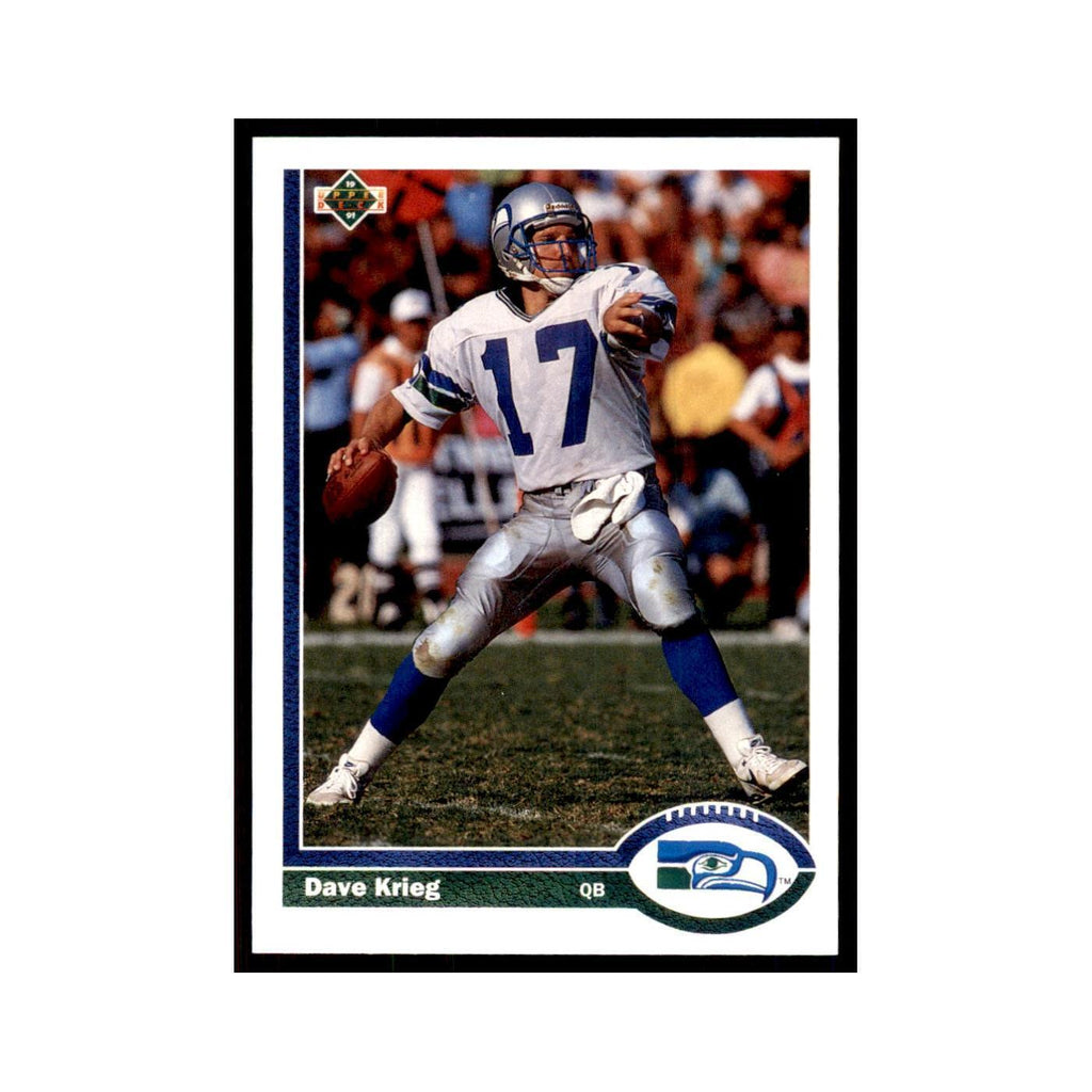 1991 Upper Deck Dave Krieg Seahawks #170