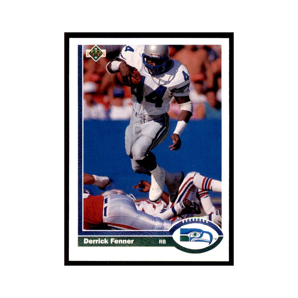 1991 Upper Deck Derrick Fenner Seahawks #139