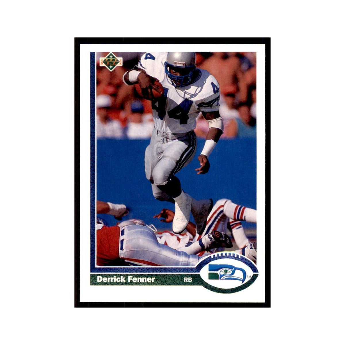 1991 Upper Deck Derrick Fenner Seahawks #139