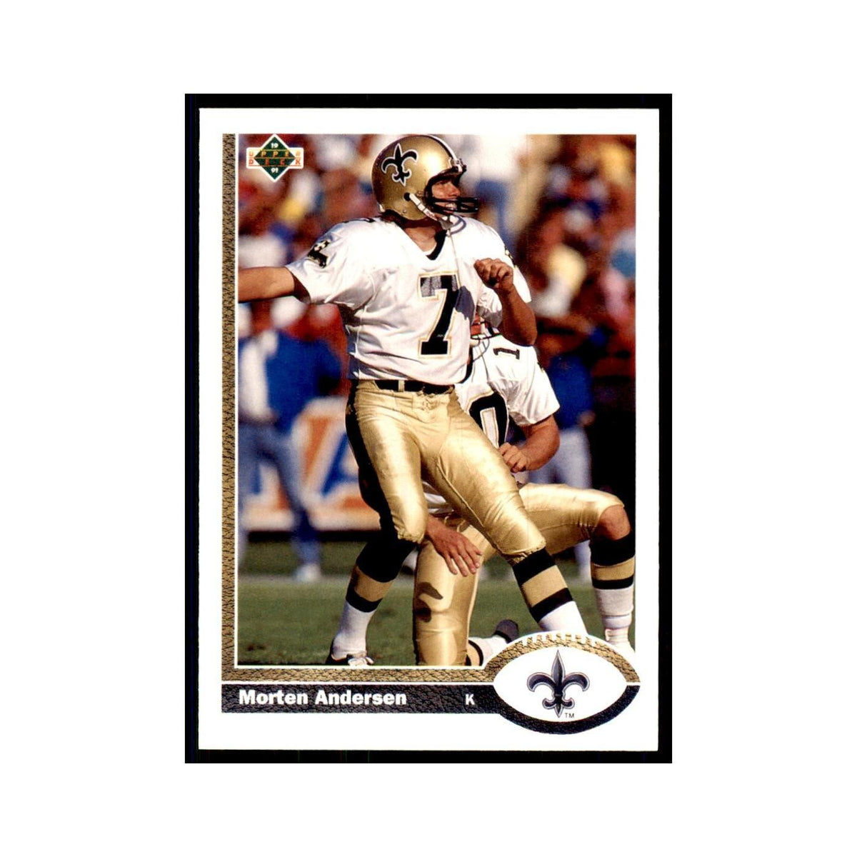 1991 Upper Deck Morten Andersen Saints #226