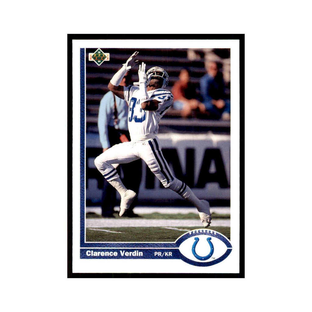 1991 Upper Deck Clarence Verdin Colts #169