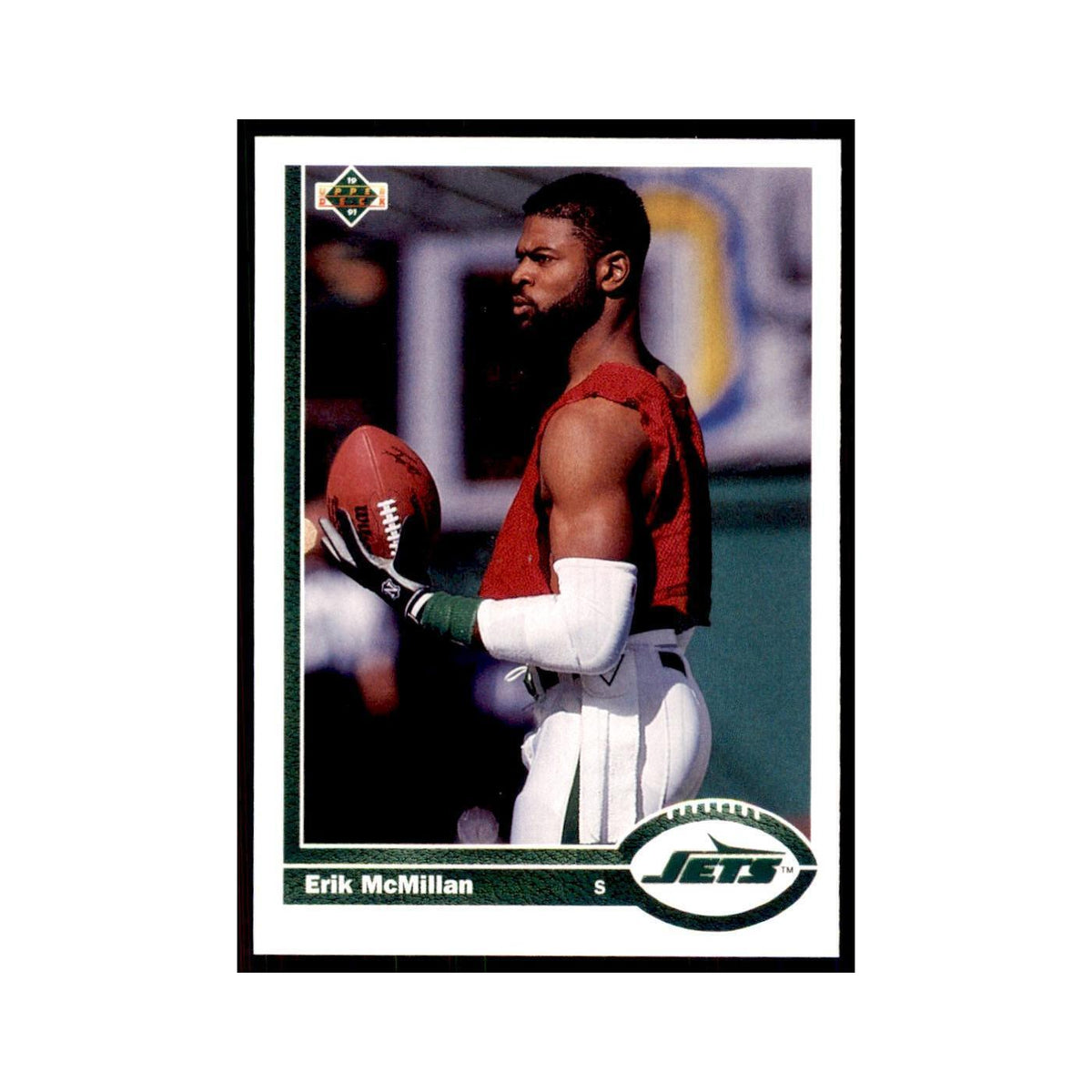 1991 Upper Deck Erik McMillan Jets #211