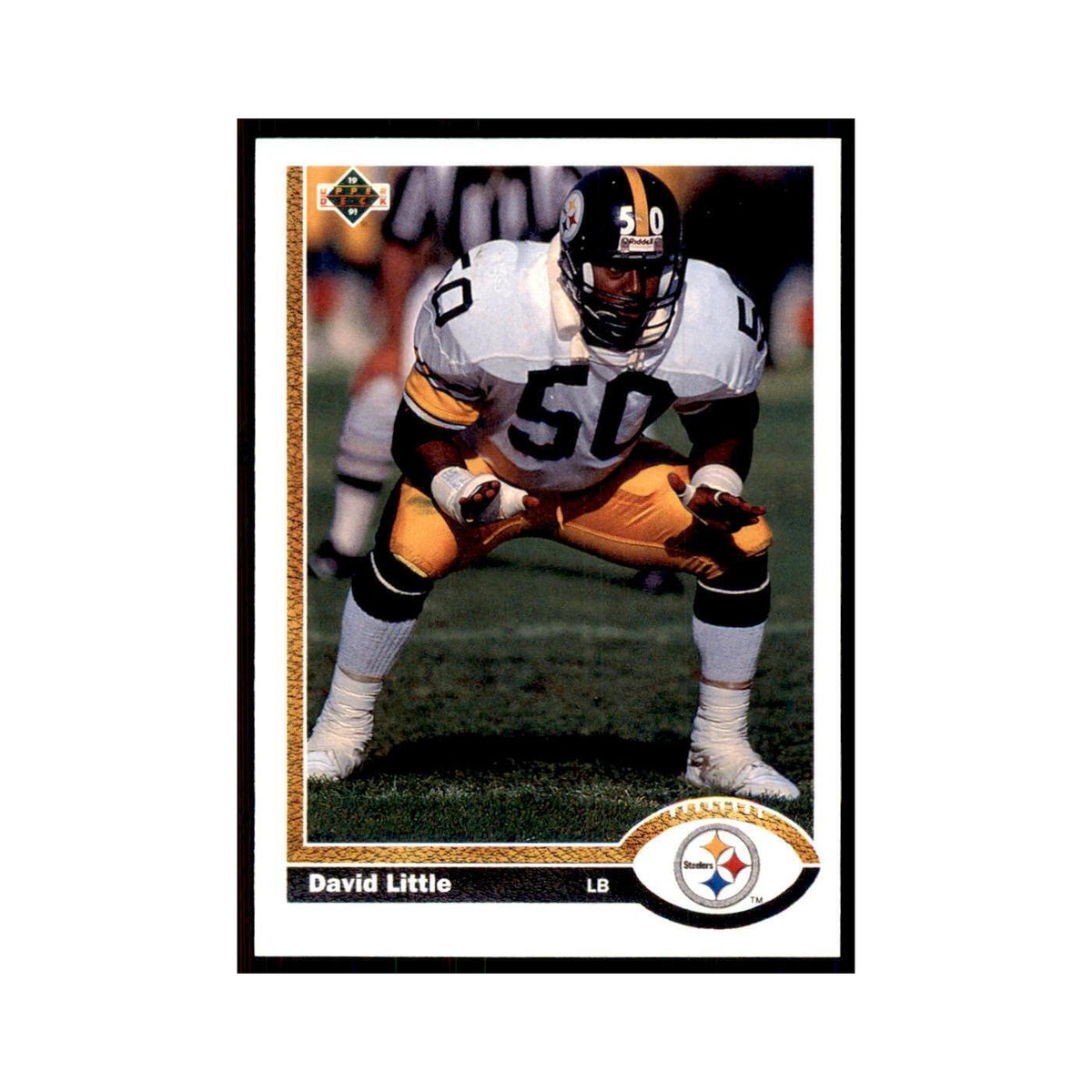 1991 Upper Deck David Little Steelers #302