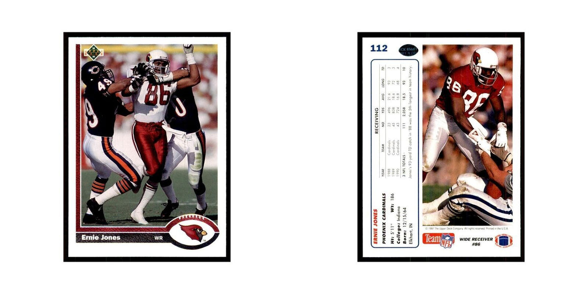 1991 Upper Deck Ernie Jones Phoenix Cardinals #112