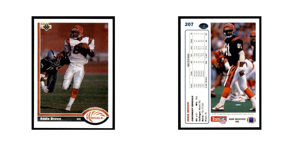 1991 Upper Deck Eddie Brown Bengals #207
