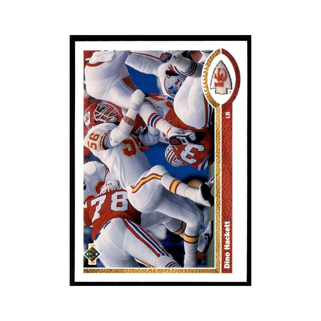 1991 Upper Deck Dino Hackett Chiefs #298