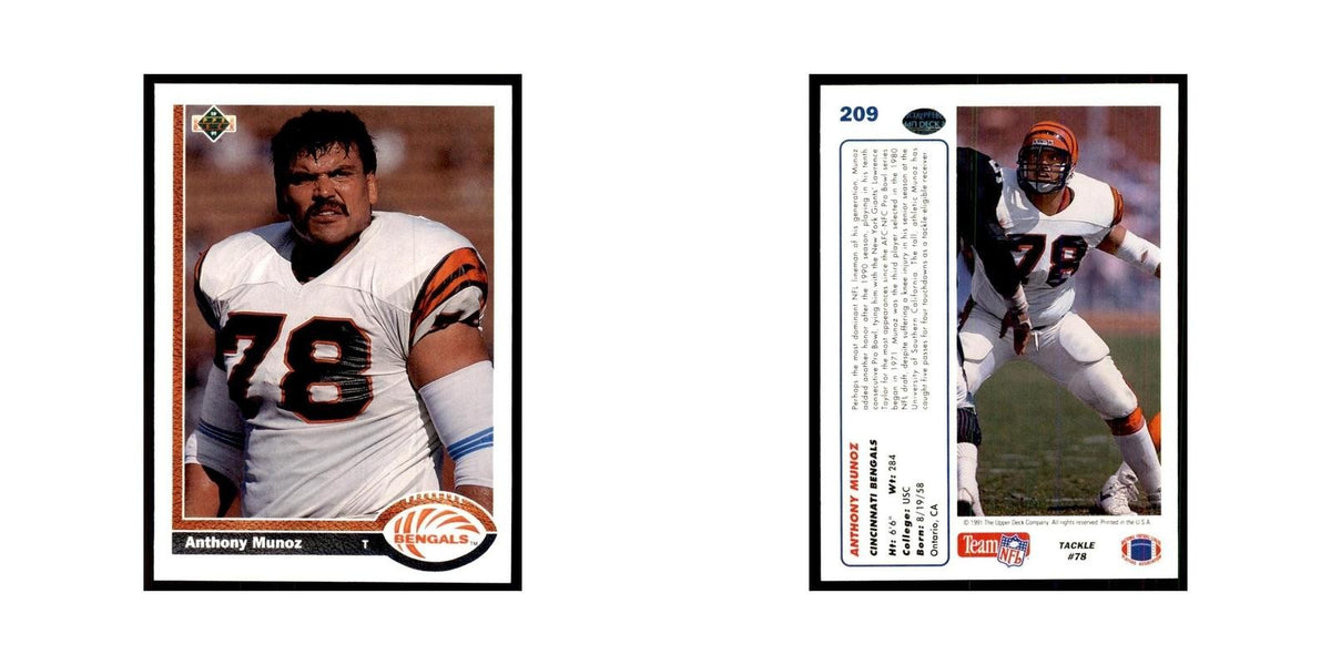 1991 Upper Deck Anthony Munoz Bengals #209