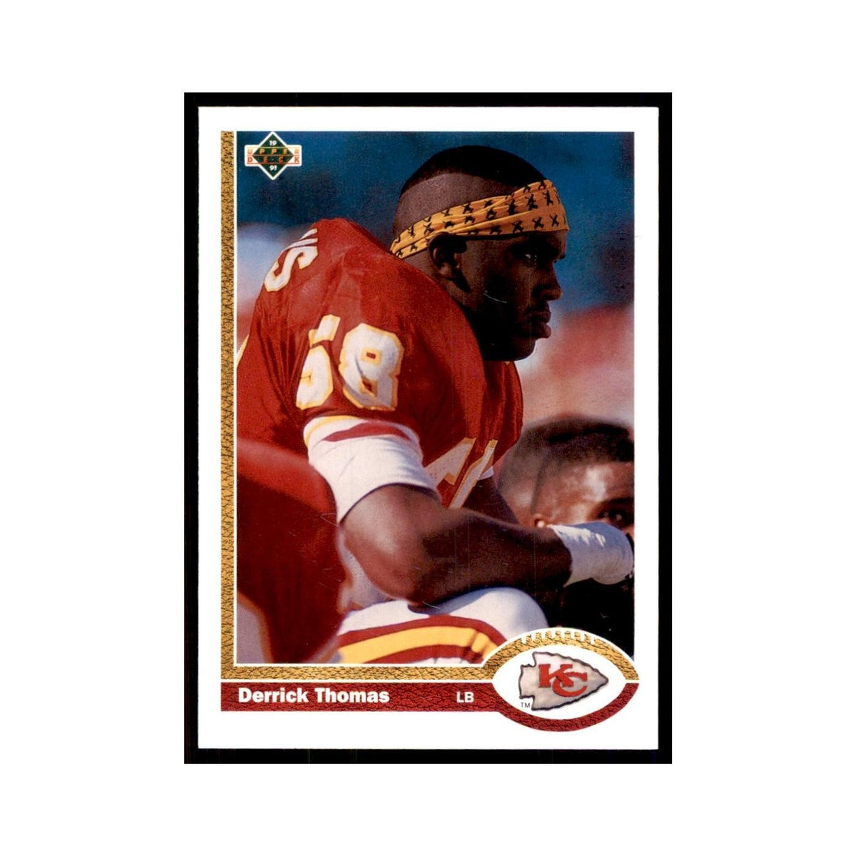 1991 Upper Deck Derrick Thomas Chiefs #165
