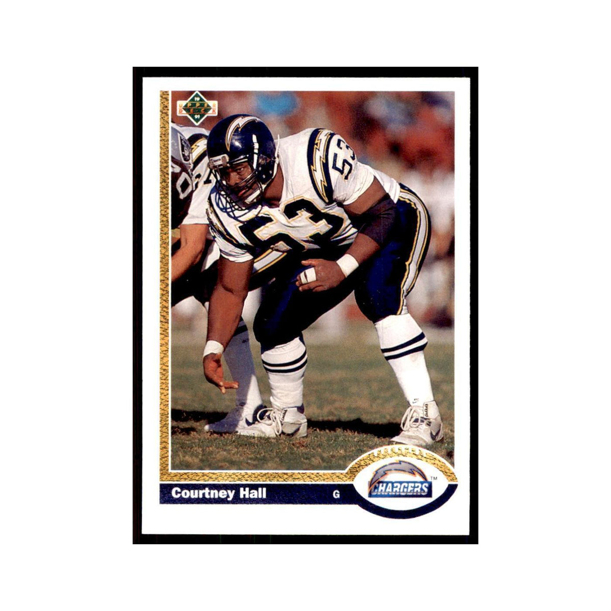 1991 Upper Deck Courtney Hall San Diego Chargers #218