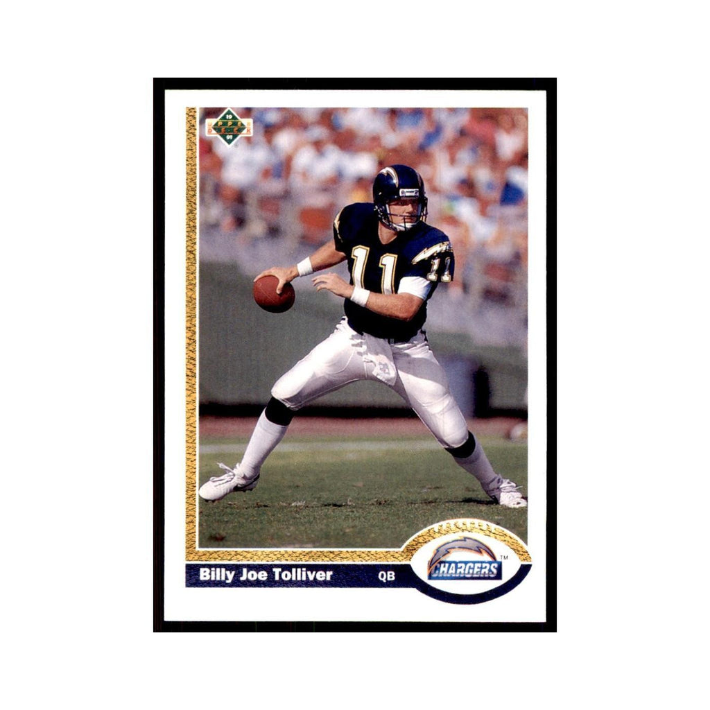 1991 Upper Deck Billy Joe Tolliver San Diego Chargers #220