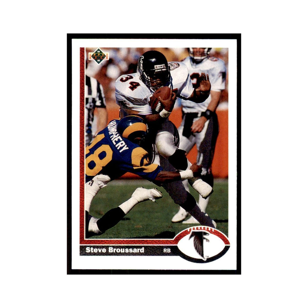 1991 Upper Deck Steve Broussard Falcons #171