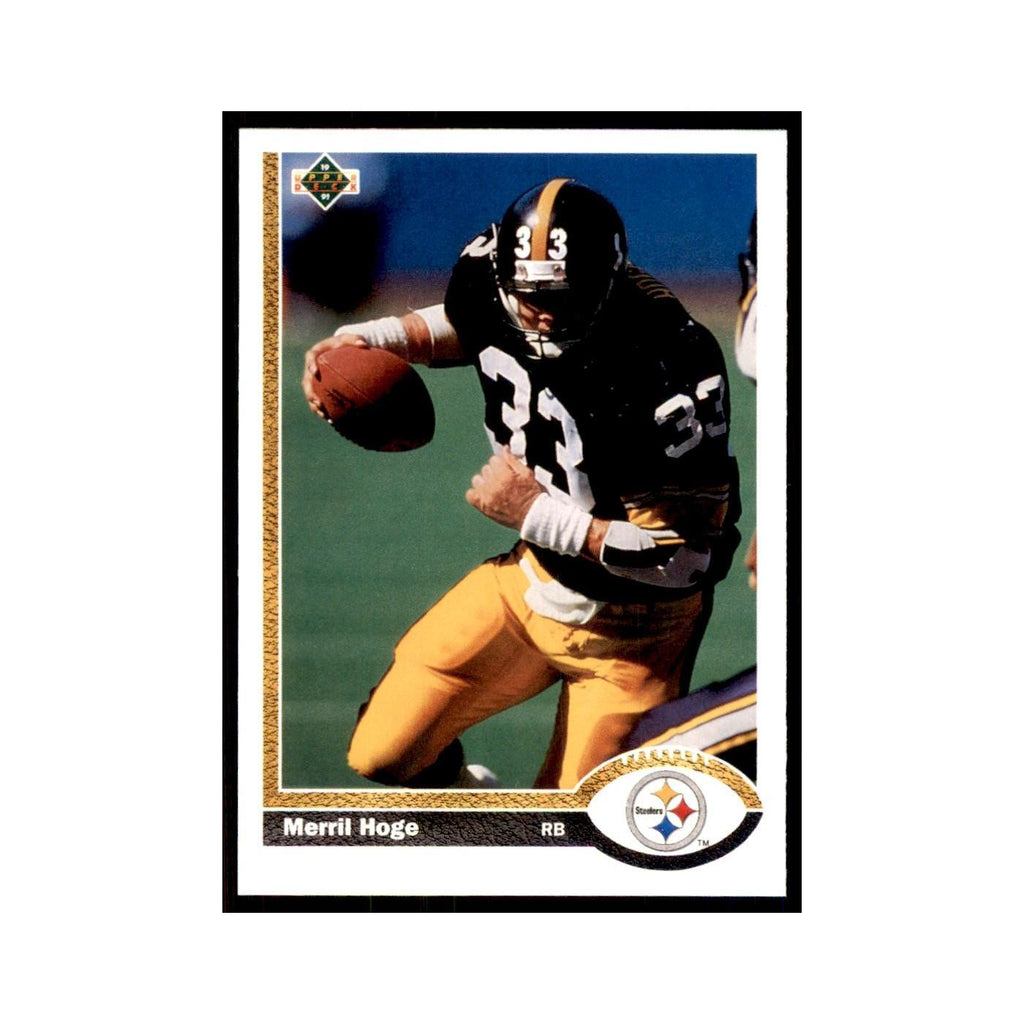 1991 Upper Deck Merril Hoge Steelers #131