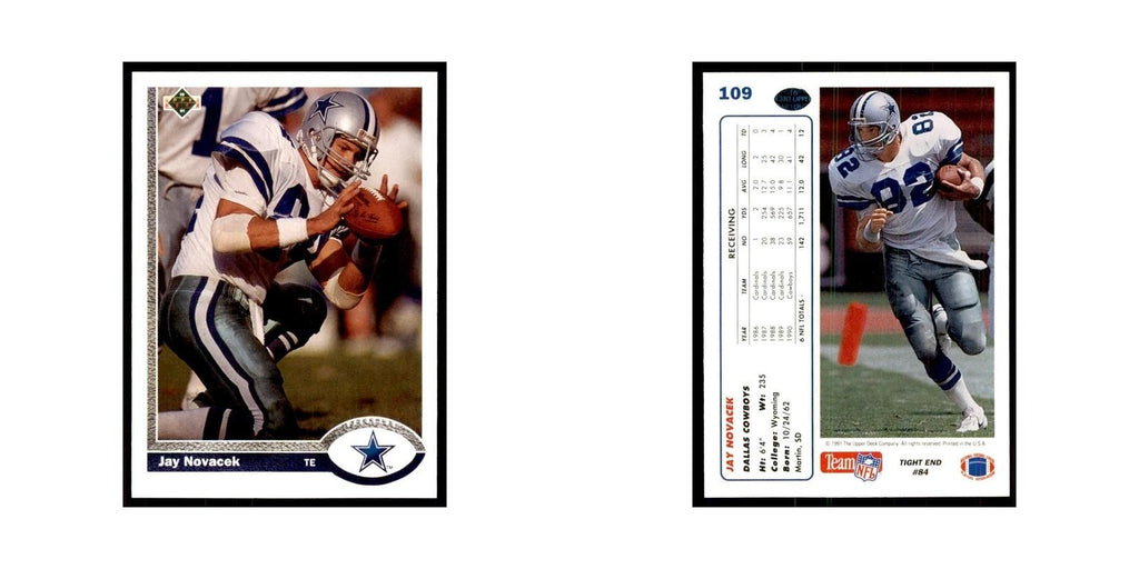 1991 Upper Deck Jay Novacek Cowboys #109