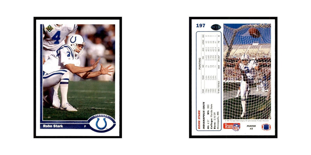 1991 Upper Deck Rohn Stark Colts #197