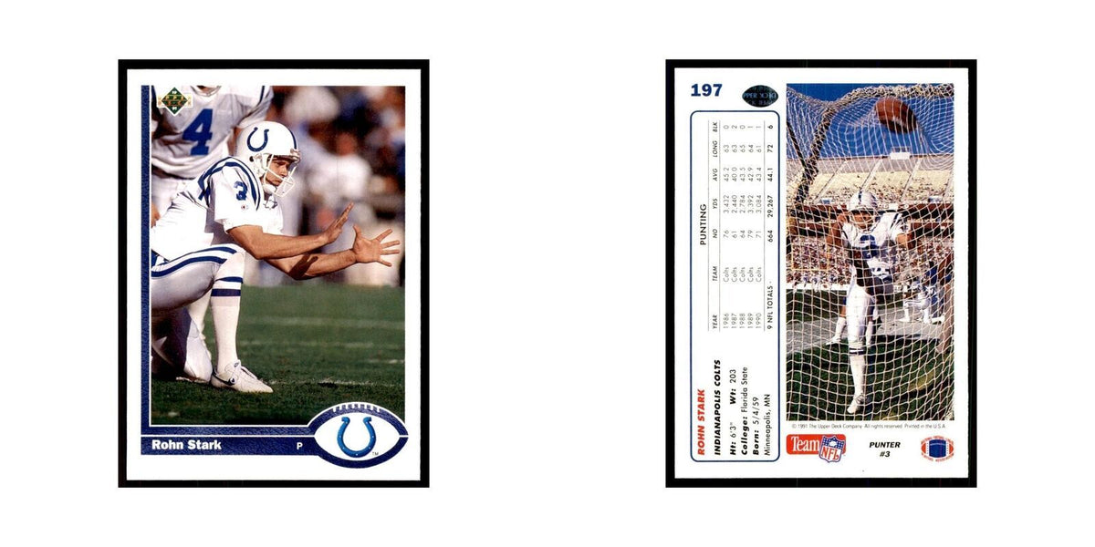 1991 Upper Deck Rohn Stark Colts #197