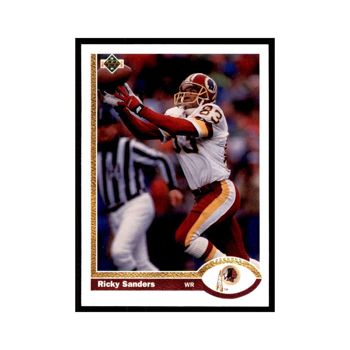 1991 Upper Deck Ricky Sanders Redskins #141
