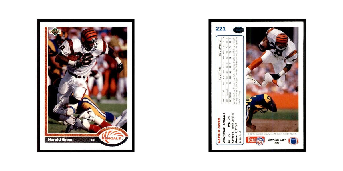 1991 Upper Deck Harold Green Bengals #221