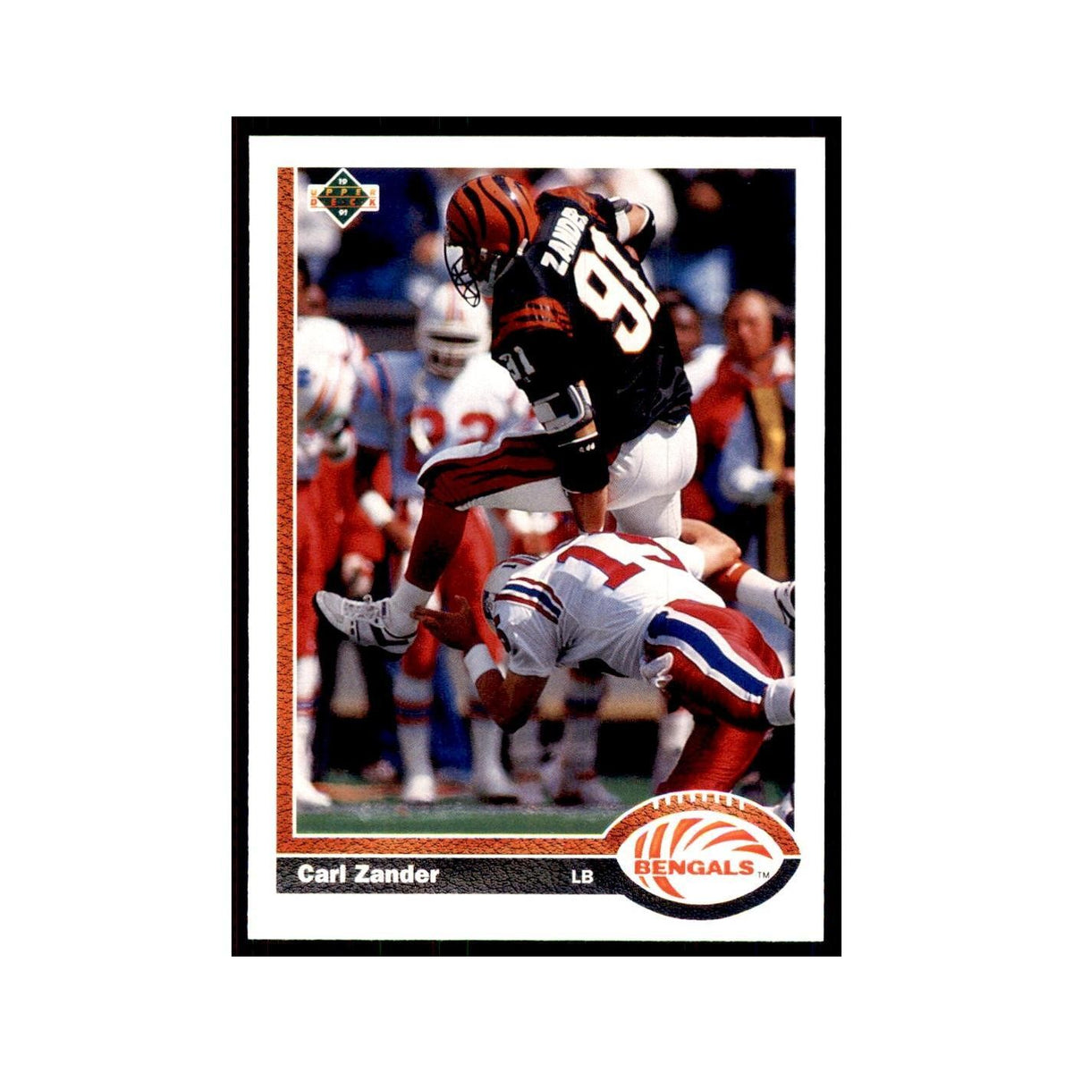 1991 Upper Deck Carl Zander Bengals #223